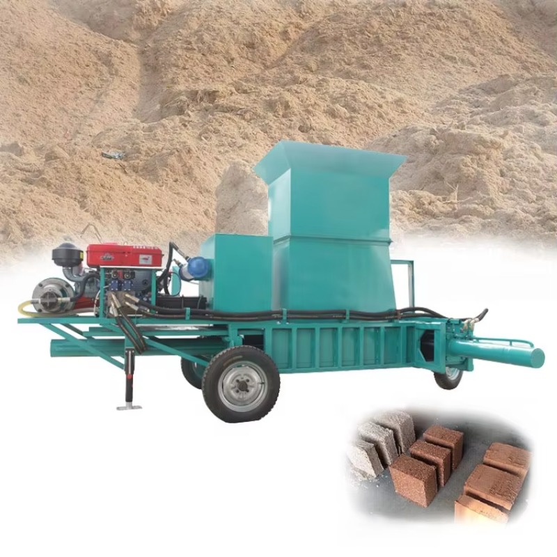 Coco Coir Block - Wheel Mounted Diesel Powered Coconut Coir